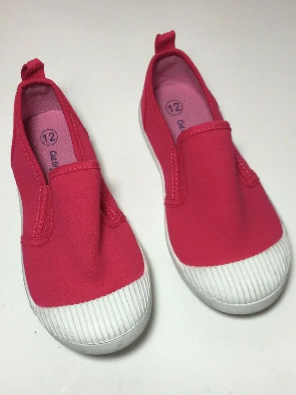 Toddler Girls Pink Sneakers Size 12 Cat And Jack Laif